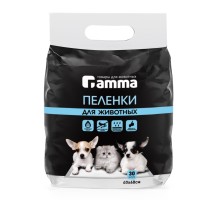 Пелёнки впитывающие 40*60 см, 30 шт, Gamma (Гамма)