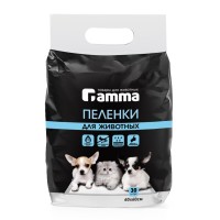  Пелёнки впитывающие 60*60 см, 30 шт,  Gamma (Гамма)