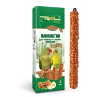  Крекеры для мелких и средних попугаев Standard Мед/Яйцо 3шт/уп, 80 г, Triol (Триол)