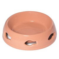 Триол Миска керамическая Коралл для кошек и собак, 120 мл, 12*3,5 см, Triol