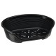 Ферпласт Лежак пластиковый Siesta DeLuxe 4, 61,5*45*21,5 см, черный, Ferplast