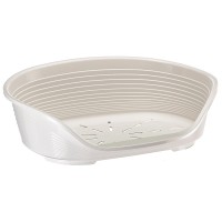 Ферпласт Лежак пластиковый Siesta DeLuxe 6, 70,5*52*23,5 см, белый, Ferplast