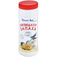 Ликвидатор запаха в клетках для грызунов и птиц (порошок), 500 г, Верный Друг 