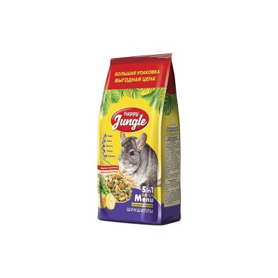 Хэппи Джангл Корм для шиншилл, J119, 900 г, Happy Jungle