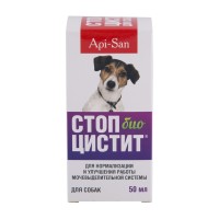 Стоп-Цистит Био суспензия для собак, 50 мл,  Api-San (Апи-Сан)