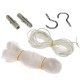 Ферпласт Защитная сетка на балкон Cat Net для кошек, ячейки 3*3 см, M, 4*3 м, нейлон, Ferplast