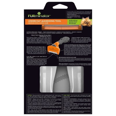 Фурминатор для собак средних пород, размер M, для длинной шерсти, FURminator