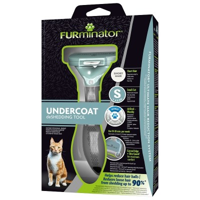 Фурминатор для маленьких кошек, размер S, для длинной шерсти, FURminator