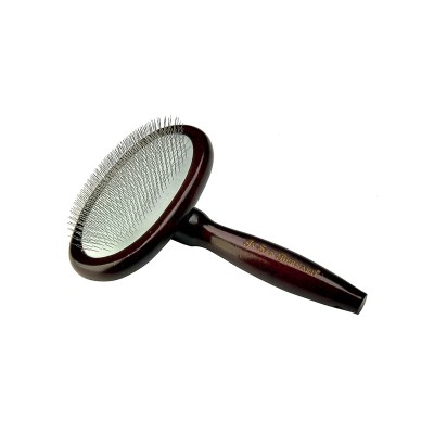 Сликер (пуходерка) Slicker brush round профессиональный овальный средний, Iv San Bernard (Ив Сен Бернард)