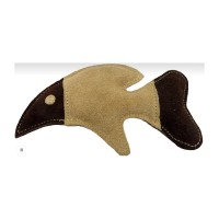 Анкур Игрушка Buffalo Рыбка для собак, 18*10 см, кожа буйвола, Ankur