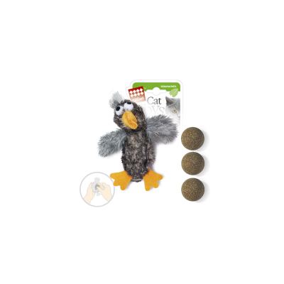 Гигви Иргушка Утка для кошек с кошачьей мятой, 13см, GiGwi
