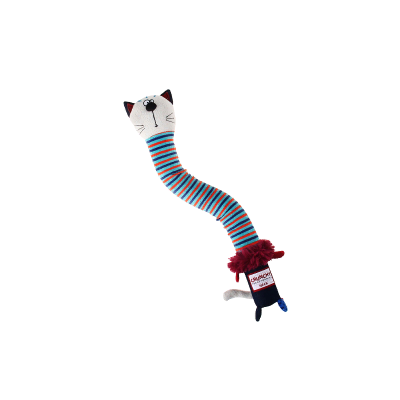 Гигви Игрушка с хрустящей шеей, с пищалкой, мягкая, для собак, Лиса, 40 см , Gigwi
