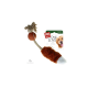 Гигви Игрушка с пищалкой и теннисным мячом для собак, Мяч с лисьим хвостом, 40 см, Gigwi