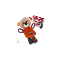 Гигви Игрушка Plush Frends с пищалкой для собак, 16 см, Мишка, Gigwi