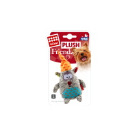 Гигви Игрушка Plush Frends с пищалкой для собак, Медведь, 15 см, Gigwi