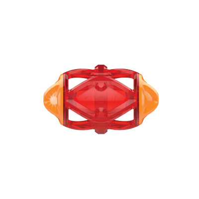 Гигви Игрушка Регби мяч светящийся для собак, 15 см, Gigwi