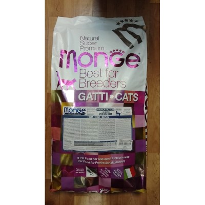 Монже Корм Cat Monoprotein Sterilised Trout для стерилизованных кошек, Форель, 10 кг, Monge