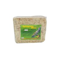 Лаки Рептайл Натуральный мох Sphagnum в брикете, 500 г, Lucky Reptile