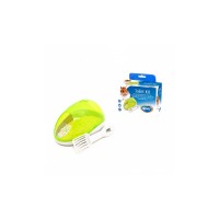 Туалет для хомяков Potty Kit с совком и наполнителем, 15*8*10 см, зелёный, DUVO+ (Дуво+)