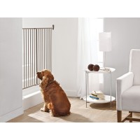 Савик Перегородка-калитка Dog Barrier Gate Outdoor, 62-102 см, высота 95 см, бежево-серая, Savic