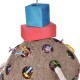Хеппи Берд Игрушка для крупных птиц Кокосовая забава-2, 12*12*25 см, Happy Bird