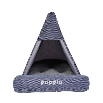 Домик-пещера Wave Check 45*50*38 см, синий, Puppia (Паппи)