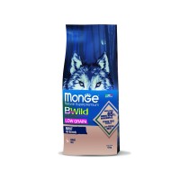 Монже Корм низкозерновой BWild LOW GRAIN для собак всех пород, Гусь, 12 кг, Monge