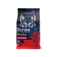 Монже Корм низкозерновой BWild LOW GRAIN для собак всех пород, Оленина, 2,5 кг, Monge