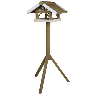 Кормушка с подставкой для птиц и грызунов, 45*44*28 см, высота 1,25 м, дерево, Trixie (Трикси)