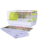 Вольтрега Клетка с раскраской Дино для мелких грызунов, 39*22*25,5 см, Voltrega