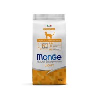 Монже Корм Cat Speciality Light низкокалорийный для кошек Индейка, 1,5 кг, Monge