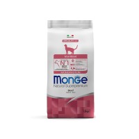 Монже Корм Cat Monoprotein Sterilised для стерилизованных кошек, говядина, 1,5 кг, Monge