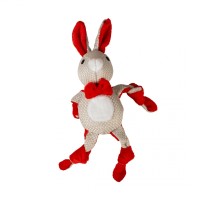 Дуво+ Игрушки новогодние для собак, 31*14*8 см, новогодний Кролик, ткань, DUVO+