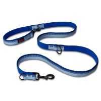 Поводок-перестежка Halti Double Ended со светоотражающей полосой, длина 2 м, ширина 1,5 см, нейлон/неопрен, голубой  , Company of Animals