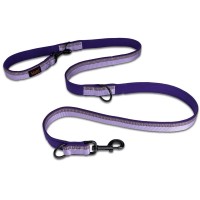 Поводок-перестежка Halti Double Ended со светоотражающей полосой, длина 2 м, ширина 1,5 см, нейлон/неопрен, фиолетовый, Company of Animals