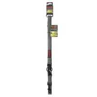 Поводок-перестежка Halti Double Ended со светоотражающей полосой, длина 2 м, ширина 1,5 см, нейлон/неопрен, черный, Company of Animals