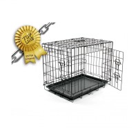 Клетка металлическая Pet Kennel Top Line двухдверная, 62*44*50 см, DUVO+ (Дуво+)