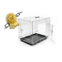 Клетка металлическая Pet Kennel двухдверная 92*57*64 см, DUVO+ (Дуво+)