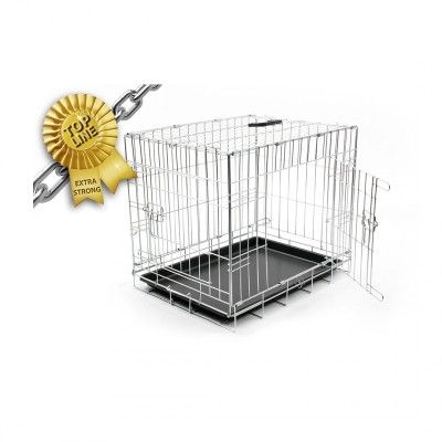 Клетка металлическая Pet Kennel двухдверная 92*57*64 см, DUVO+ (Дуво+)