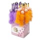 Эби Удочка-дразнилка для кошек, 40 см, Jumpy, с глазами/ногами/пером  , Europet Bernina International