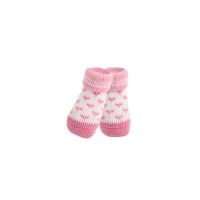 Паппи Носки Angel Heart розовые сердечки, L, 3,5*11 см, Puppia