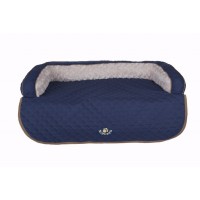 Лежак на диван Wilton с валиком и защитной частью, 90*70 см, синий, Scruffs (Скрафс)