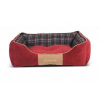 Лежак-софа Highland 60*50*16 см, красный, Scruffs (Скрафс)