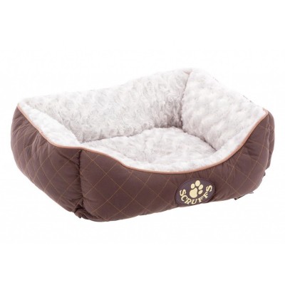 Лежак с бортиками Wilton 50*40*11 см, коричневый, Scruffs (Скрафс)