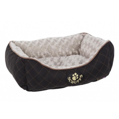 Лежак с бортиками Wilton 60*50*12 см, черный, Scruffs (Скрафс)