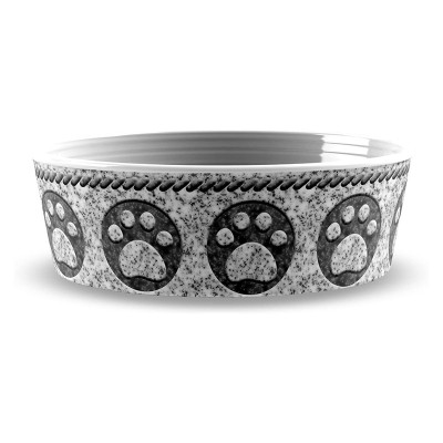 Тархонг Миска для кошек и собак Granite Paw серая, 14*5 см, 470 мл  , меламин, TarHong
