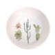 Тархонг Миска для кошек и собак Cactus белая с рисунком, 17*6 см, 950 мл, 3 кактуса, меламин, TarHong