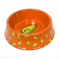 Тархонг Миска для кошек и собак Avocado коралловая, 25*7 см, 1,4 л, меламин, TarHong