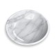 Тархонг Миска для кошек и собак Carrara Marble белый мрамор, 13*2,8 см, 180 мл  , меламин, TarHong