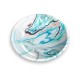 Тархонг Миска для кошек и собак Marble Swirl мрамор цветной, 13*2,8 см, 180 мл  , меламин, TarHong